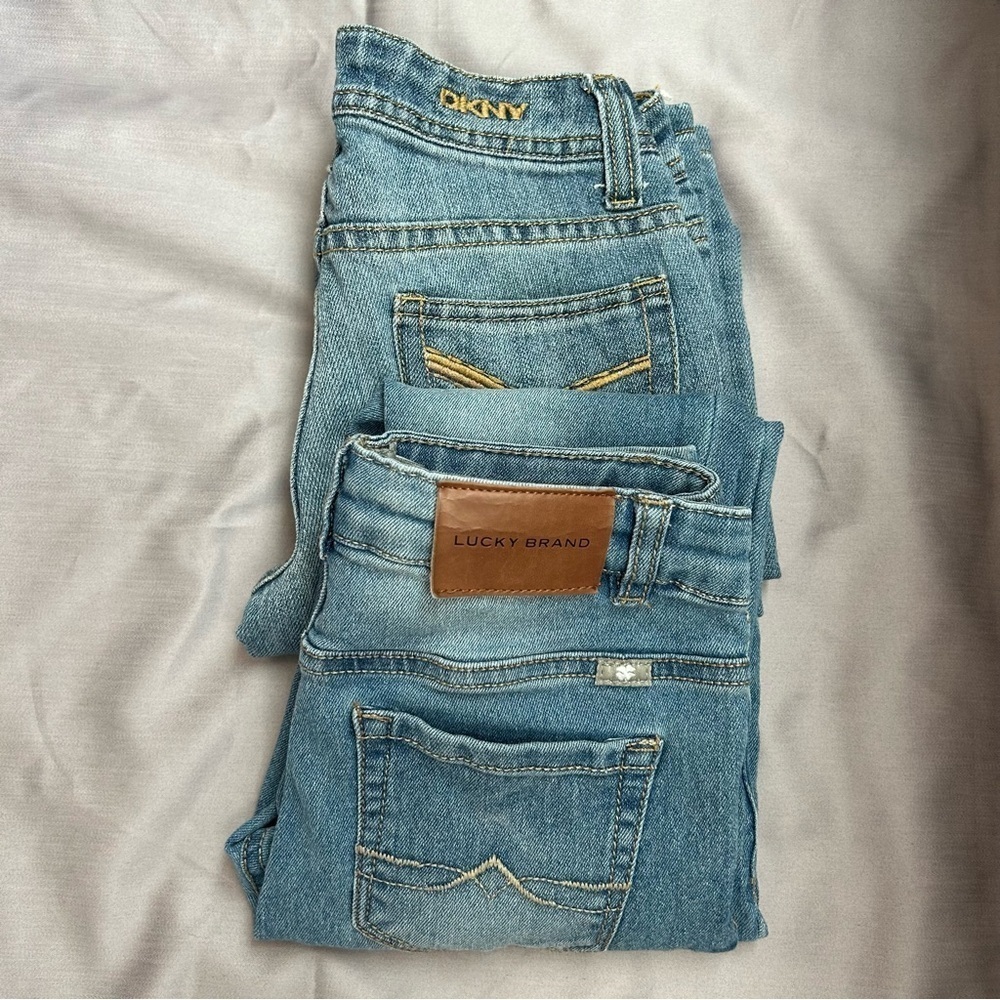 Bundle Girls blue denim jeans Bundle DKNY and Lucky Brand